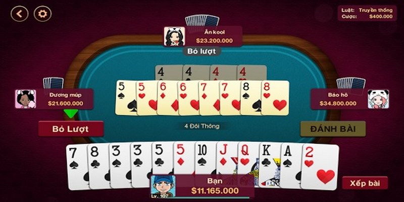 Phân định thắng thua trong Tiến lên miền Nam