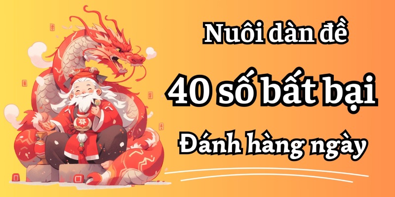 Kiểm soát tài chính là yếu tố quan trọng khi nuôi dàn 40 số đề